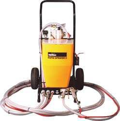 Note: Airless Sprayers can not be used due to the