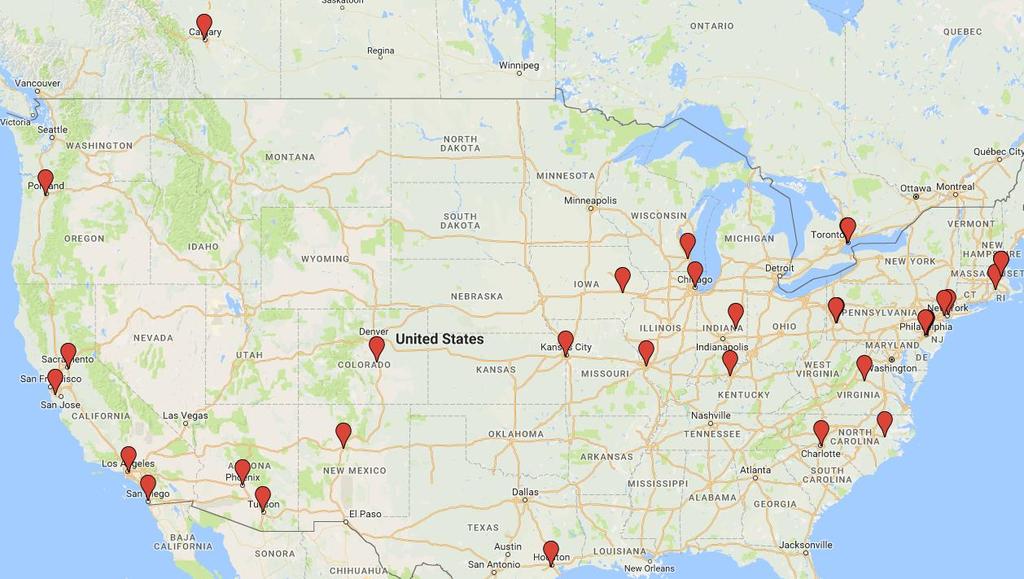34 INSPIRE Sites Across U.S., Canada and the U.K.* 5 4 13 11 14 29 33 34 3 32 10 12 15 16 19 30, 31 27, 28 25, 26 22, 23, 24 20, 21 2 1 6 7 8 17 18 9 1. UC San Diego Medical Center 8. UNM Hospital 15.