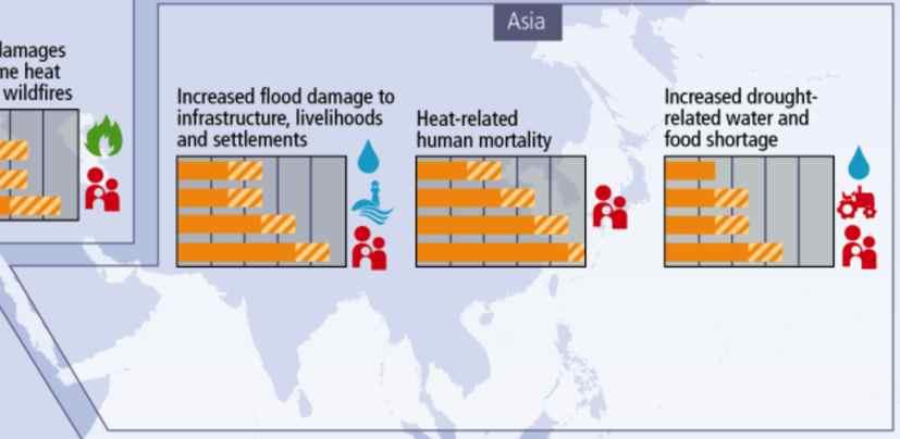 Regional key risks and potential for risk reduction: Asia