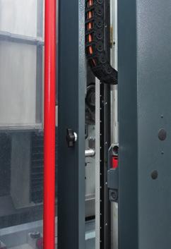 could lead to inconvenience or even accidents. Safety doors. Photocells at the sides of the machine, and anti-intrusion limit switch.
