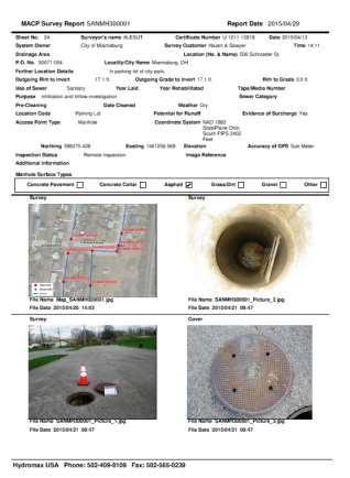 Sewer and MH Assessment project Sewer