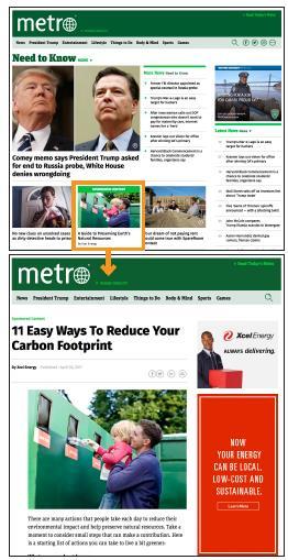 new online products native product offering incorporate your content seamlessly into metro.