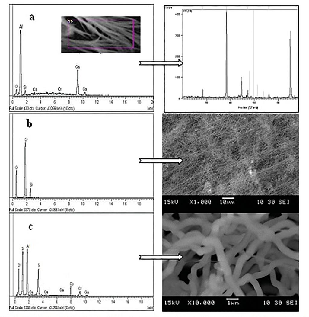 Lubricated Conditions Imposed on Coating Multi-layer on Wear Resistance Under Cr2O3 Effect 3 Figure 1. SEM and XRD of the composite coating at thickness 15 ± 0.