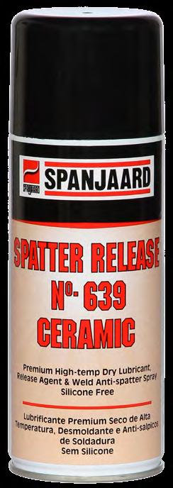 SPATTER RELEASE No. 639 CERAMIC Dispersion of very fine particles of premium ceramic lubricant in an air drying resin.