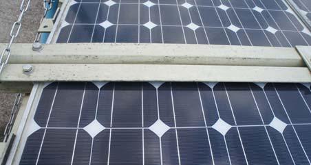 Almost all PV modules, except the PV modules manufactured by Shell, are affected by the edge-shading.