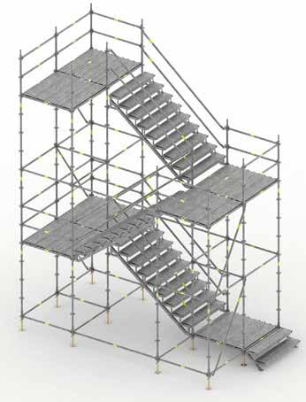 / BRIO 100/200 STAIR TOWER The BRIO 100/200 STAIR TOWER is used to create larger accesses, where there is a high rate of transit of individuals or even