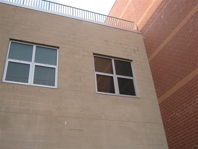 Block Cavity Wall below Relief Angle Relief angle