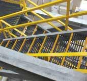 Guardrail, Handrail and Ladder Systems Superior corrosion resistance compared to metal ladders and railings