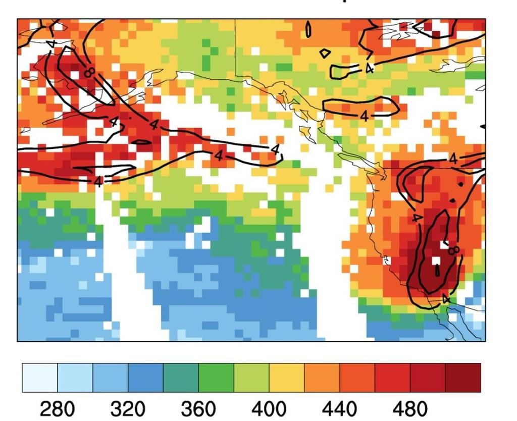 Total column O 3 retrievals capture the dynamical variability of O 3 due to a stratospheric intrusion (N