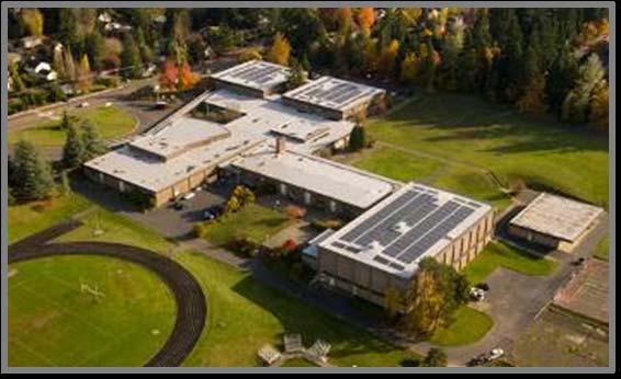 Case Study: Portland Public Schools PROJECT OVERVIEW 9 Schools ~500,000 square feet of roofing 757 kw solar array Current electrical energy