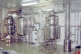 Distillation The fermented liquor contains 9-10% of ethanol and is called wash or wort. It is distilled to remove water and other impurities.