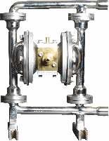 Stroke 1/2" Stainless Steel+ PTFE Pump Stroke Air Operated Diaphragm pumps are designed for simplicity in operation & maintenance, safe for in explosive environments.