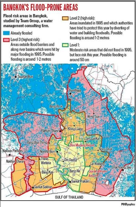 CASE STUDY Climate Hazard Mapping Bangkok is a low-lying city located in the Chao Phraya river delta, at the bottom of a 160,400 km 2 drainage basin.
