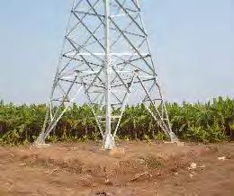 Tower erection at Position No 68 in Dai Hung commune, Khoai Chau district,