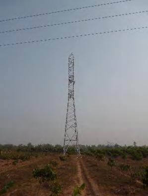 Tower erection at Position No 75 in Toan Thang commune, Kim Dong district,