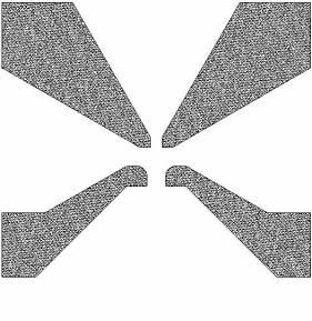 Nozzle Geometry of Current Slot Nozzle Prototypes Acceleration nozzle width: 305 µm (0.