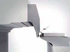 Pick-up Positioning Centering Bending Down bend - NEGATIVE Up bend - POSITIVE PRESS The press is the working heart of the panel bender.
