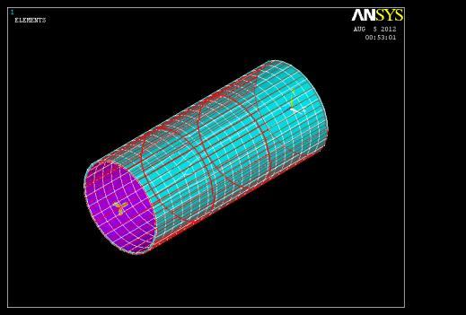 by using finite element analysis software (Ansys 12.0), and classical laminate theory. The failure of the structure starts from the pressure of 21.