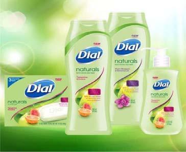 Dial Body Wash Patented Formula Example: Removed Polyethylene Glycol 8 (Petroleum derived) Replaced with Decyl Glucoside (Corn-derived) Clinical Properties Consumer Properties Material Properties