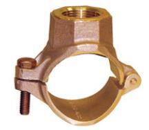 F 1 SERVICE SADDLE, BRASS/ ALLOY/ HINGED TYPE/ 2 PVC: Brass alloy service saddles shall meet or exceed the performance specifications of: ASTM Standards B62