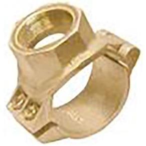 Strap shall have a curvature accurately formed to meet the diameter of Brass per ASTM Standards B62 Straps: Brass per ASTM Standards B62 Bolts & Nuts: Brass per