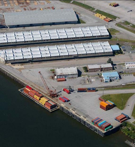 RICHMOND MARINE TERMINAL Total Acreage: 121 Wharf: 1,600 ft. Container on barge service 64 Express New $4.