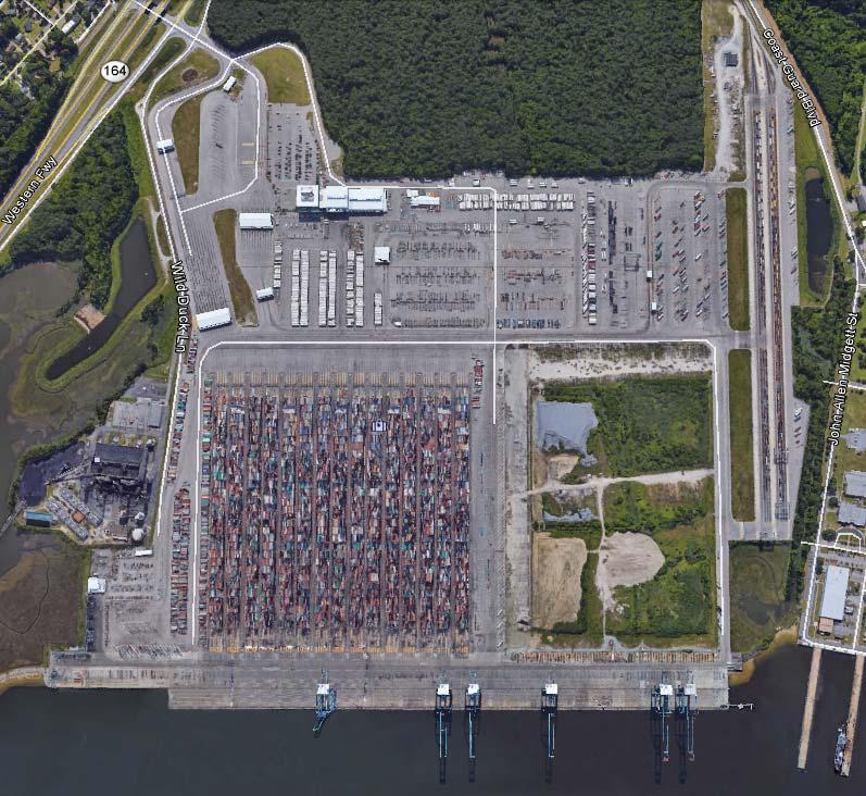 VIRGINIA INTERNATIONAL GATEWAY Total Acreage: 291 Wharf: 3,200 ft. Depth: 55 ft.