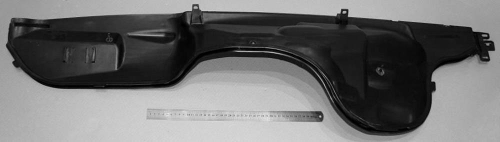 LFT-G Injection Example Automotive Instrumental Panel 40% glass filled LFT PP Large part metal replacement Acoustic part (Noise