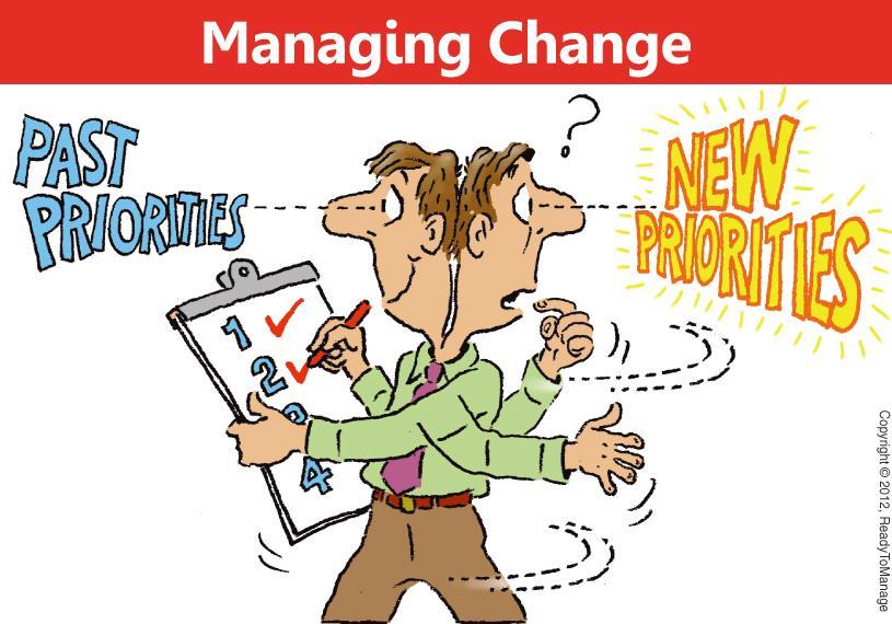 Change control in projects Define the change request have clarity on why the change is required.