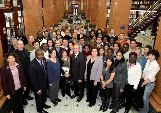 2009, where participants of various origins were invited to take part in a briefing and discussion with the President of the National Assembly and Members from their region. More details on p. 63.