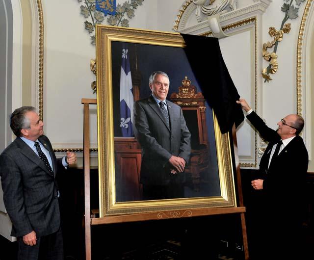 ARCHITECTURAL AND URBAN HERITAGE Unveiling of the photograph of the 43rd President of the National Assembly, Mr. François Gendron On Tuesday, May 12, 2009, the President of the, Mr.