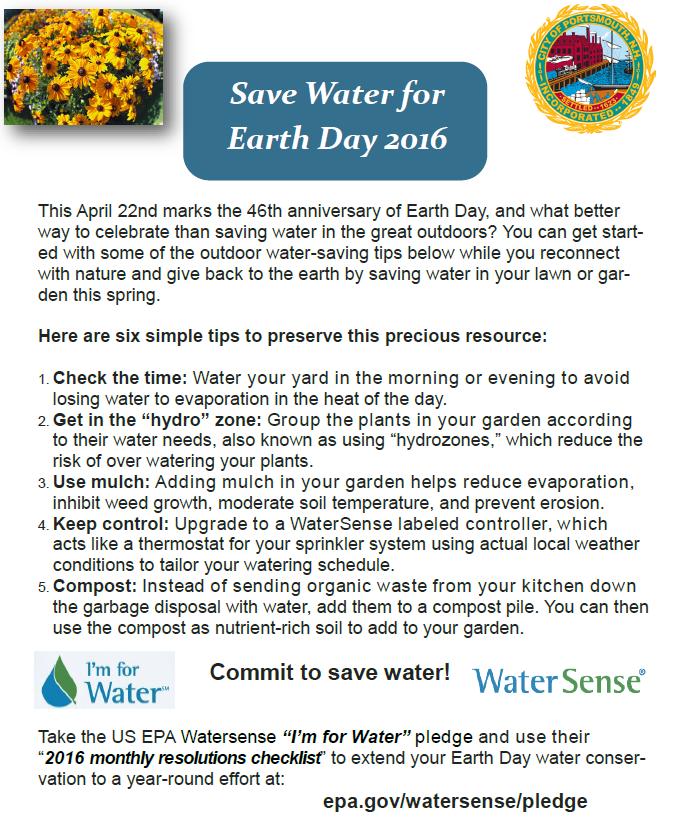 Save Water For
