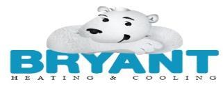 BRYANT HEATING & COOLING APPLICATION FOR EMPL OYMENT Bryant Heating and Cooling is an equal opportunity employer that does not discriminate in hiring or employment on the basis of race, religion,