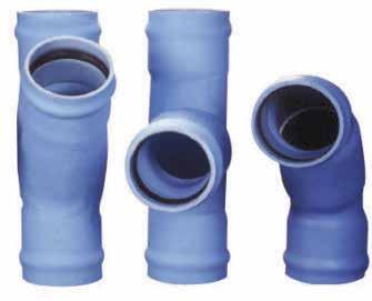 Short Term Specifications Fabricated fittings 10" and greater shall conform to the requirements of AWWA C900.