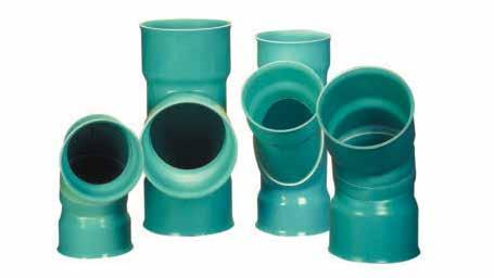 Short Term Specifications This specification covers the requirements for Fabricated PVC (polyvinyl chloride) Profile Sewer Fittings, 8" through 36". These fittings are manufactured to meet ASTM F794.