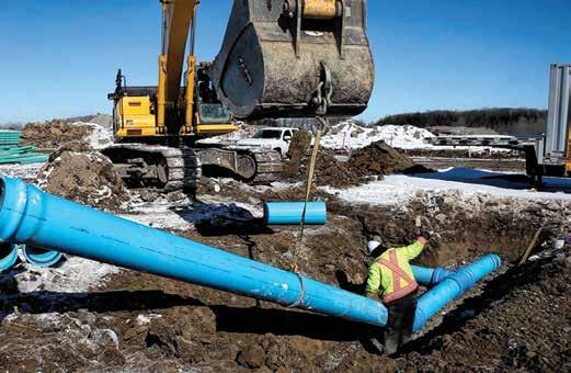 THE STRONGEST, TOUGHEST, MOST FLEXIBLE PVC UNDERGROUND PRESSURE PIPES