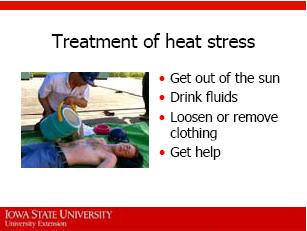 Heat tolerance is normally built up over a one to two week time period. Take breaks to cool down.