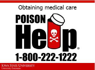 In all cases of pesticide poisoning, get medical help as soon as possible.