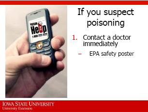 28. Your supervisor must make you get medical help if you think you have been poisoned at work by pesticides.