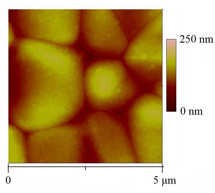 1. Figure S1. AFM image of h-bn on Ni.