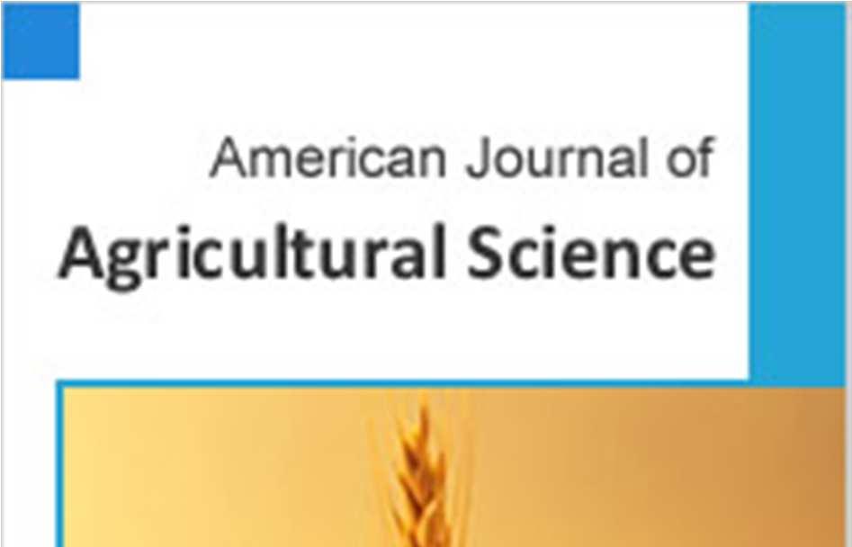 American Journal of Agricultural Science 2016; 3(6): 85-91 http://www.aascit.