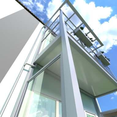 Aluminium-based ź Railing in ll panels available to