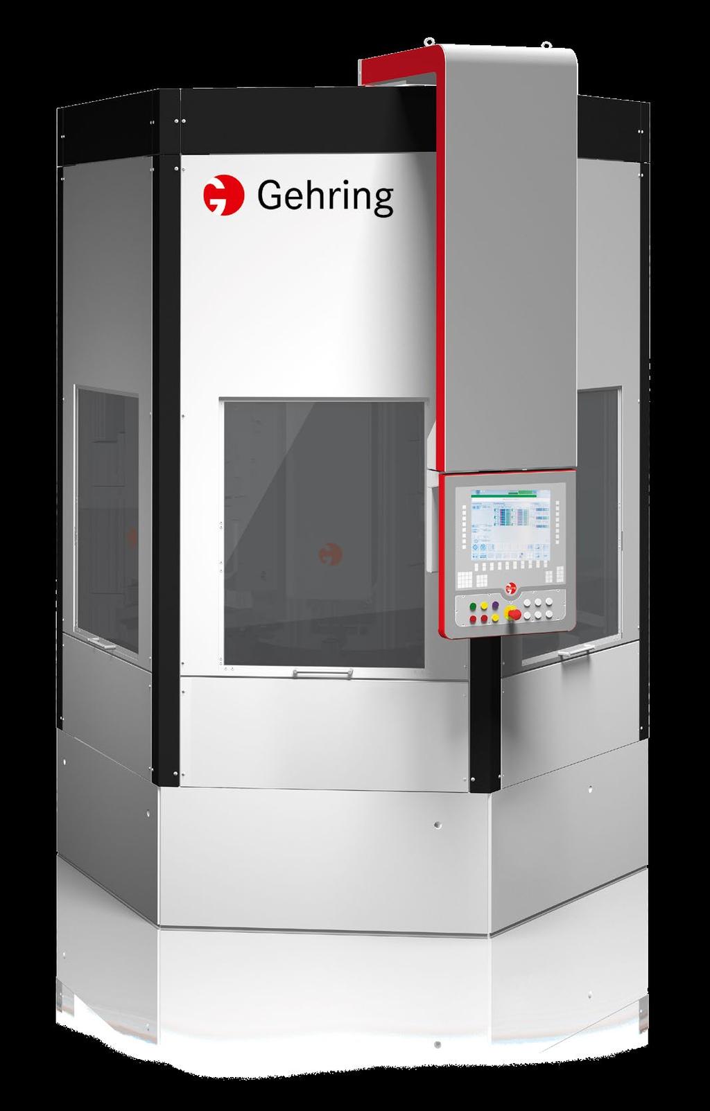 Honing center with inner column and rotary table The Gehring honing center with inner column construction combines modern design with optimized accessibility.