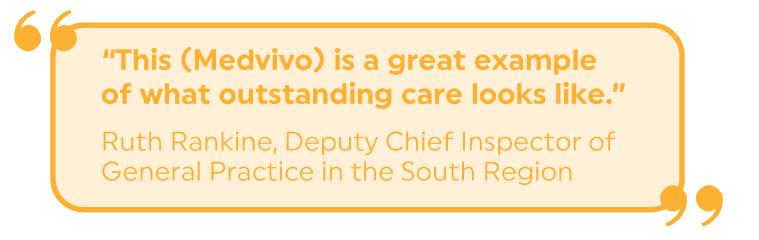 This demonstrates how excellence is embedded across the whole organisation and demonstrates that Medvivo recognises and values all members of