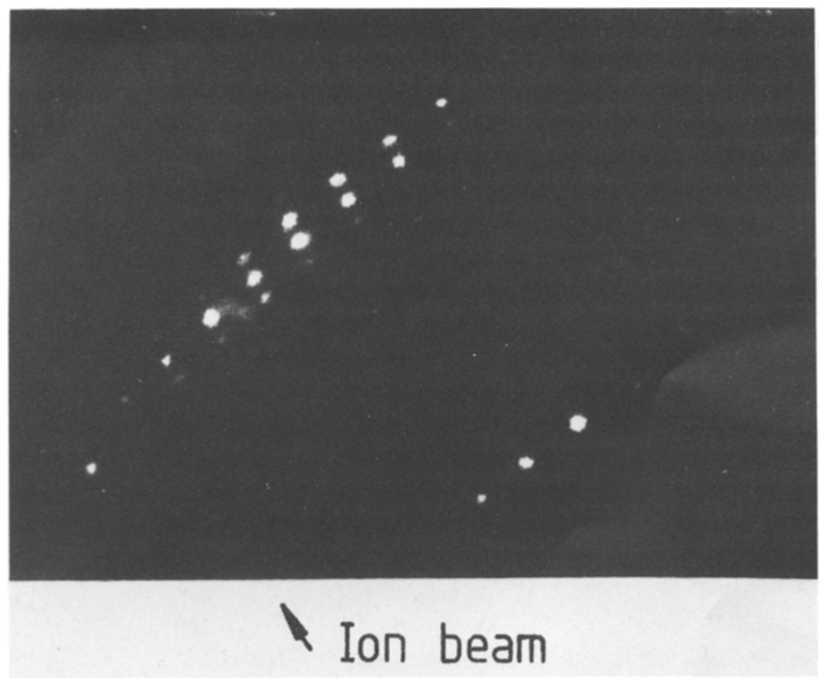 L.D. Marks, D.J. Smith / Direct atomrc imaging of solid surfaces. IV L371 N Ion beam Fig. 4.