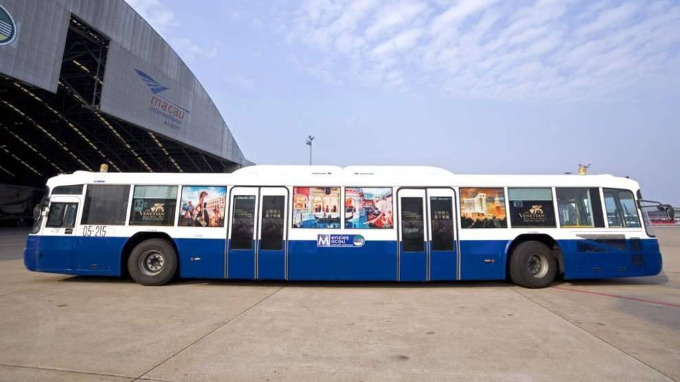 Airport Bus Advertising Exterior Key Benefits: Bus body advertising creates a