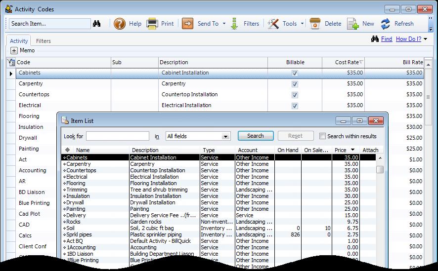 Day-to-Day Integration Settings If you enter time records for vendors (subcontractor or consultants) in BillQuick, be sure to change the Bill and Cost Rates.