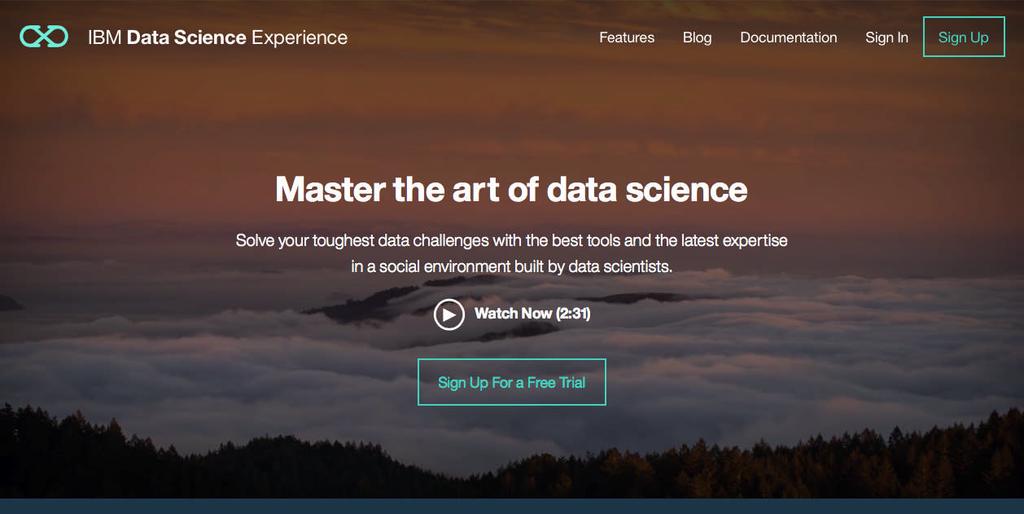 Data Science Experience Data Science as a Team Sport Projects - collaborate as team or work individually Jupyter Notebooks + IBM value add Machine Learning integrated in Projects: Use ML Wizard and