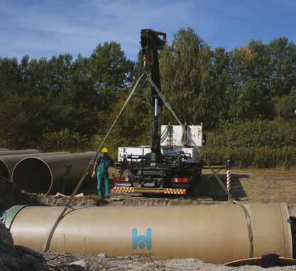 1000 m³ tank FOR pitomača (croatia) The 1000 m³ potable water tank featuring six parallel Hobas pipelines and a valve