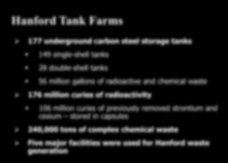 double-shell tanks 56 million gallons of radioactive and chemical waste